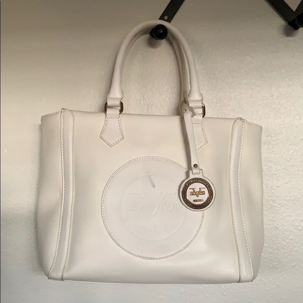 VERSACE White Handbag